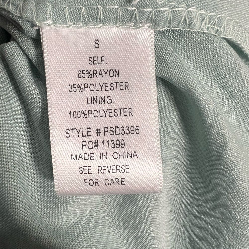 Polagram Sage Tiered Dress Maxi Size Small - Picture 9 of 15